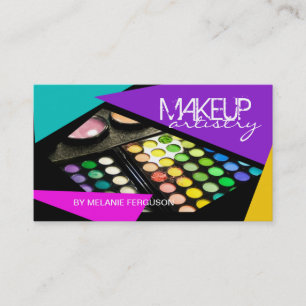 BOLD MAKEUP ARTIST BUSINESS CARD