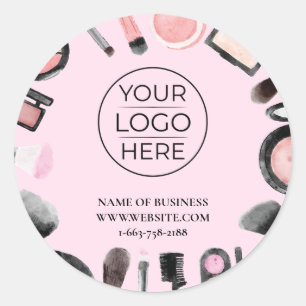 Bold Makeup Artist Logo Sticker   Leave a review