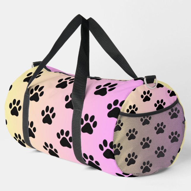 Bold Mandala Tie Dye Gear  Duffle Bag (Right Corner)