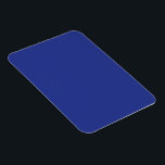 Bold Minimal Wedding Invite in Deep Blue Magnet<br><div class="desc">Modern minimalist wedding design with solid deep blue backdrop – perfect for elegant summer or formal year-round weddings. Make a statement of modern elegance with this Bold Minimal Wedding Invitation on a Deep Blue Background. Designed for couples who appreciate clean lines and timeless sophistication, this minimalist wedding invite blends bold...</div>