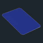 Bold Minimal Wedding Invite in Deep Blue Magnet<br><div class="desc">Modern minimalist wedding design with solid deep blue backdrop – perfect for elegant summer or formal year-round weddings. Make a statement of modern elegance with this Bold Minimal Wedding Invitation on a Deep Blue Background. Designed for couples who appreciate clean lines and timeless sophistication, this minimalist wedding invite blends bold...</div>