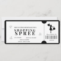 Bold Minimalist Shopping Spree Voucher  
