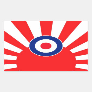Bold MOD Target Roundel on Burst Japan Sticker