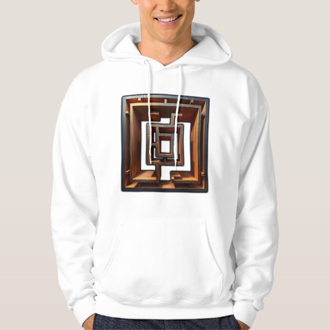 Bold & Modern Abstract Art Hoodie (Front)
