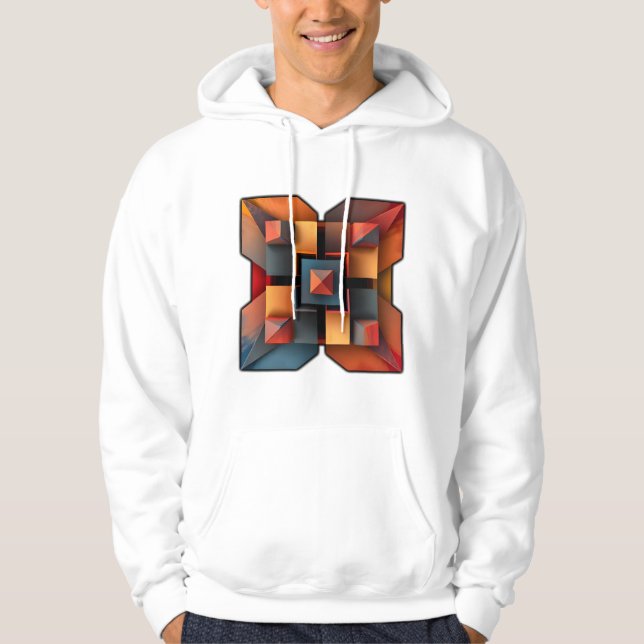 Bold & Modern Abstract Art Hoodie (Front)