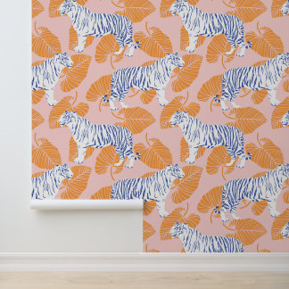 Bold Modern Big Cat Tiger  Wallpaper