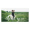 Bold Modern Calligraphy White Photo Wedding