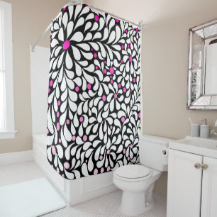 Bold modern flowers with pink ombre