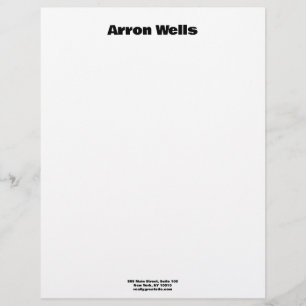 Bold Modern Letterhead