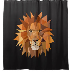 Bold Modern Lion Head & Black
