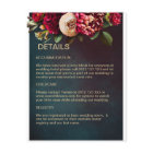 Bold Modern Red Floral