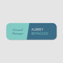 Bold Modern Teal Blue Professional Company