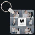 Bold Monogram Editable Colour Custom Photo Keychai Keychain<br><div class="desc">Keep your keys safe and spectacular with a personalized keychain. Designed by Berry Berry Sweet,  Modern Stationery and Personalized Gifts. Visit our website at www.berryberrysweet.com to see our full product lines.</div>