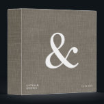 Bold Monogram Personalized Wedding Album Linen Binder<br><div class="desc">Bold Monogram Personalized Wedding Album Linen binder features a timeless elegant design with a custom monogram on a soft linen texture background, perfect for preserving wedding photos, vows, invitations, and cherished memories. This personalized wedding album binder makes a meaningful keepsake for couples, bridal showers, or anniversaries, combining classic typography with...</div>