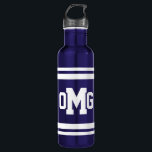 Bold Monogram Water Bottle<br><div class="desc">Nice birthday/special occasion/holiday gift. "You need not have give that to me, Father, " said the son with a smile. The man was silent. "I also wanted to ask you, " continued 3 initials monogram, "if I'm killed and if I have a son, do not let him be taken away...</div>