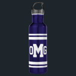 Bold Monogram Water Bottle<br><div class="desc">Nice birthday/special occasion/holiday gift. "You need not have give that to me, Father, " said the son with a smile. The man was silent. "I also wanted to ask you, " continued 3 initials monogram, "if I'm killed and if I have a son, do not let him be taken away...</div>