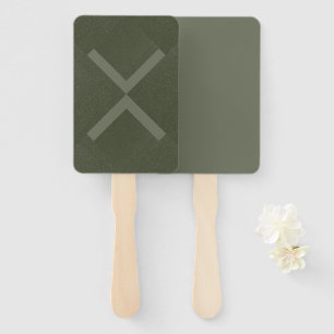 Bold Moss Green X Customizable Fan