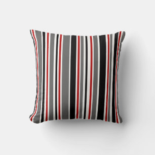 Bold Multi Colour Stripes Contemporary Couch Pillo Throw Pillow