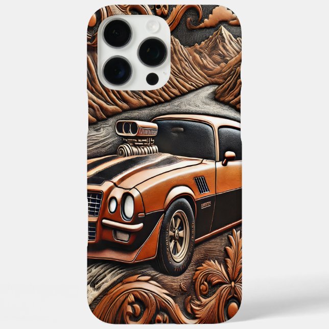 Bold Muscle Car Mountain Drive Case-Mate iPhone Case (Back)
