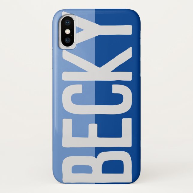 Bold Name Design. Case-Mate iPhone Case (Back)