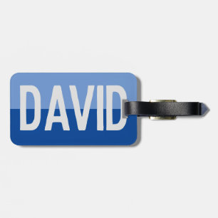 Bold Name Design. Luggage Tag