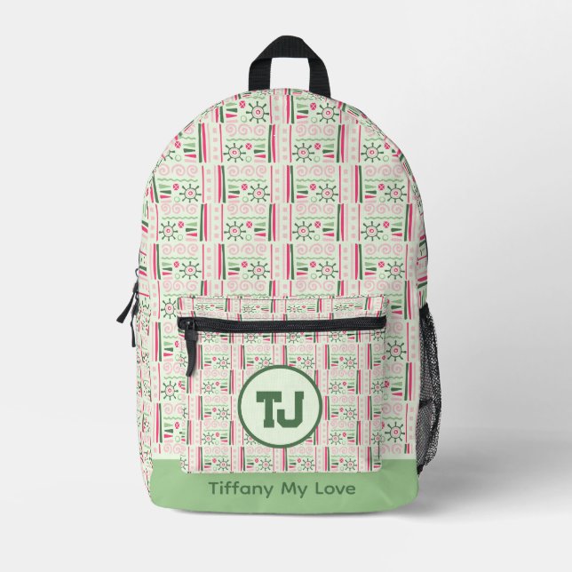 Bold Name Favour Gift Backpack For Kids (Front)
