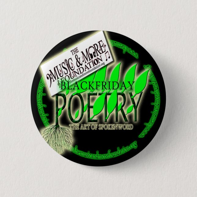 BOLD.NEW.POETS.button 2 Inch Round Button (Front)