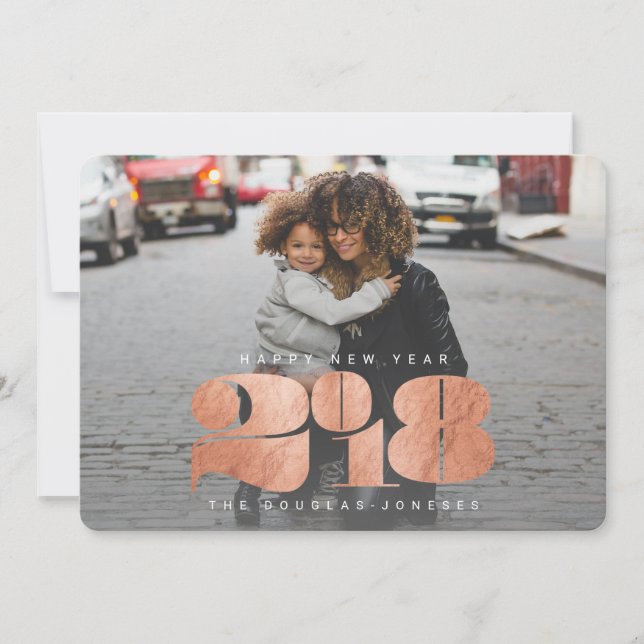 BOLD NEW YEAR HOLIDAY CARD (Front)