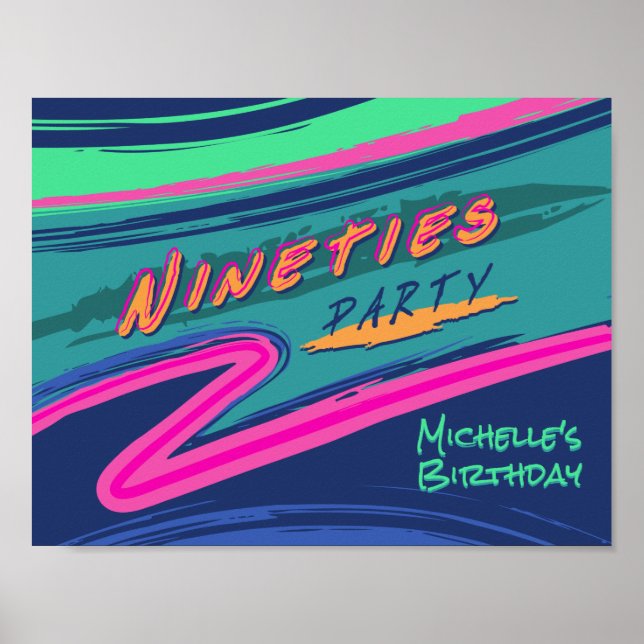 Bold Nineties Poster  (Front)