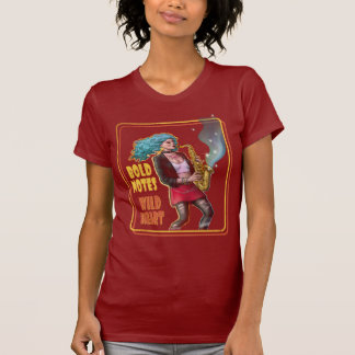 Bold Notes, Wild Heart – Saxophone Girl T-Shirt