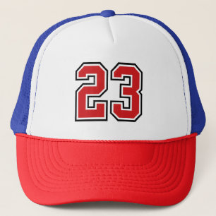 Bold Number 23 Trucker Hat
