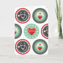 Bold Nurse Pattern - LPN RN Healthcare