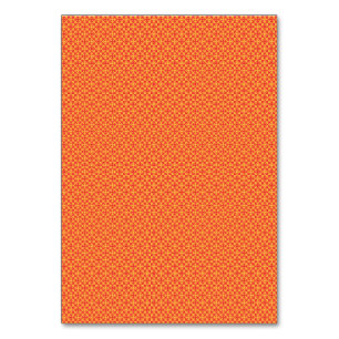 Bold Orange Geometric Table Number Fall Event