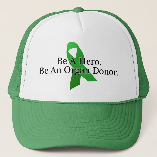 Bold Organ Donor Trucker Hat (Front)