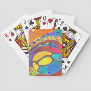 Bold Organic Design Playing Cards