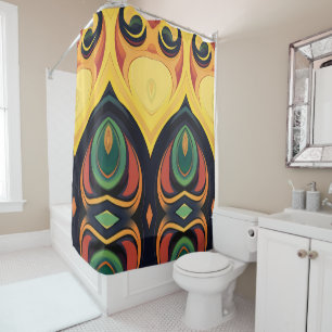 Bold Ornamental Retro Motif