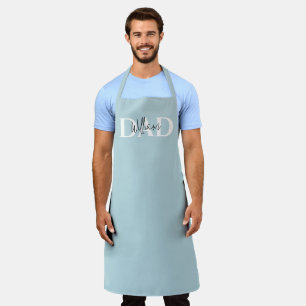 Bold Pastel DAD    Modern Father’s Day Gift Apron