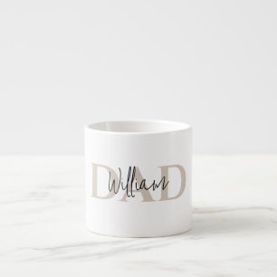 Bold Pastel DAD   Modern Father’s Day Gift Espresso Cup