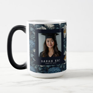 Bold Peonies Flower Gift For Her Grad Magic Mug