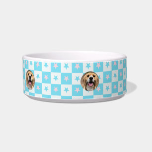 Bold Personalized Dog Lover Gift Dog Dad Cat Bowl