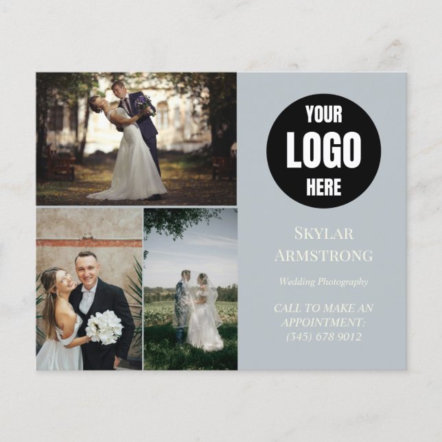 Bold Photographer Flyer | Scan the QR code (Front)