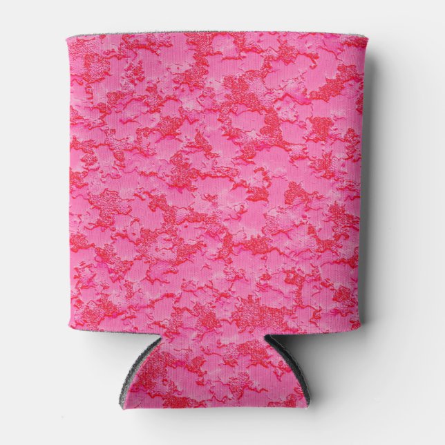 Bold Pink Can Cooler (Front)