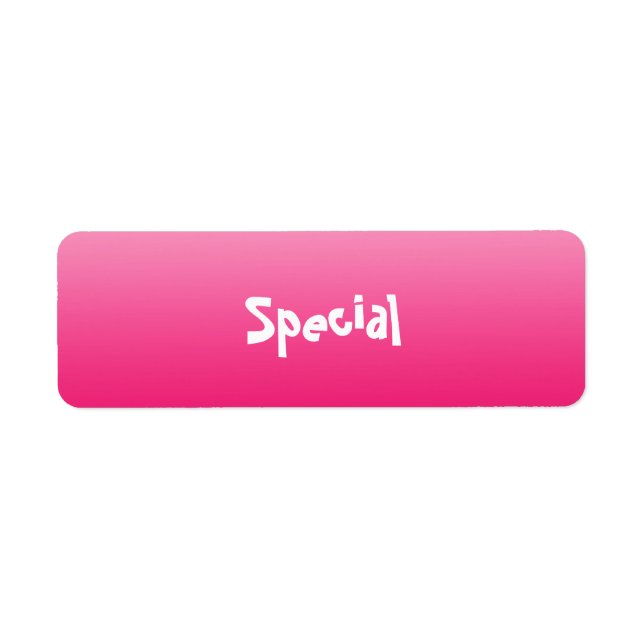 Bold Pink Gradient Design  (Front)