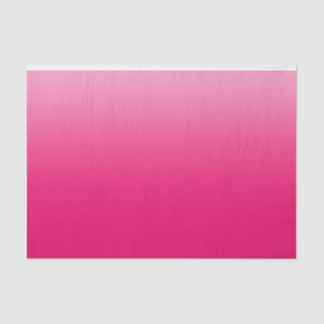Bold Pink Gradient Design  Tissue Paper (Front)
