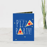 Bold Pizza Birthday Party Restaurant  Folded Photo
