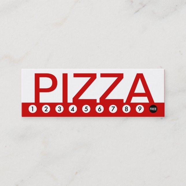 bold PIZZA customer loyalty (Front)