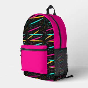 Bold & Playful Customizable Pattern Printed Backpack