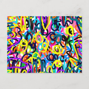 Bold Pop Art Postcard