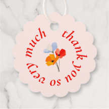 Bold Poppy Colourful Thank You