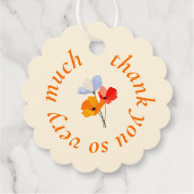 Bold Poppy Colourful Thank You